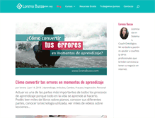 Tablet Screenshot of lorenabusso.com